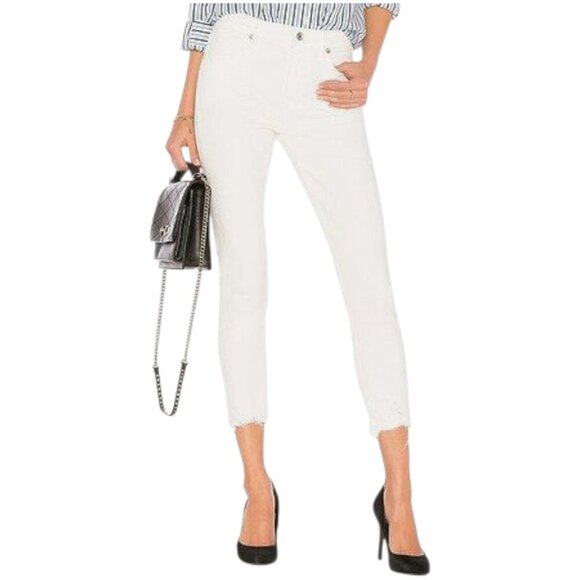 AgoldE Sophie High Rise Skinny Crop In Aero Sz 25 - Picture 1 of 10